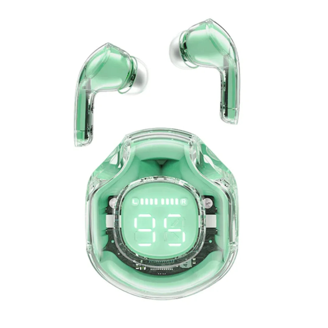 Air 39 Earbuds True Wireless Earbuds with Crystal Clear Sound, Transparent Design and Bluetooth 5.3