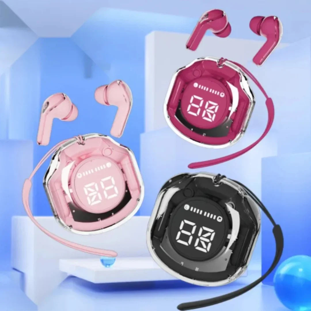 Air 39 Earbuds True Wireless Earbuds with Crystal Clear Sound, Transparent Design and Bluetooth 5.3